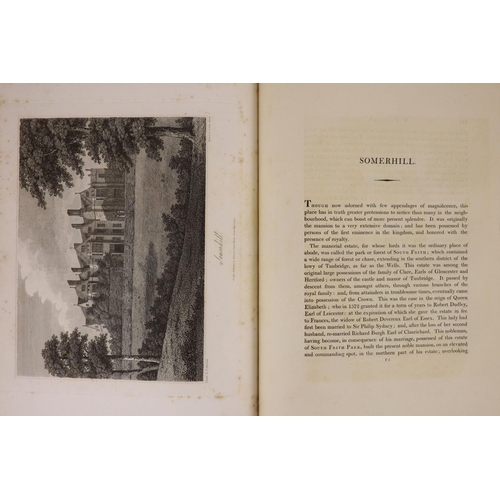 178 - °  Amsinck, Paul - Tunbridge Wells, and its Neighbourhood, illustrated by a series of etchings, and ... 