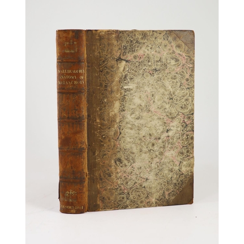 232 - °  [Burton, Robert - The Anatomie of Melancholy] i.e. lacks pictorial engraved title, (half title pr... 