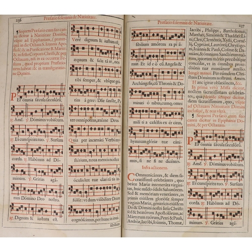 247 - °  Missale Romanum ex Decreto Sacrosancti Concilii Tridentini Restitutum ... pictorial engraved titl... 