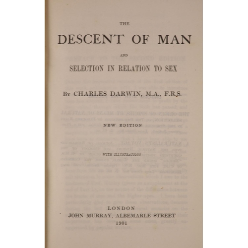 250 - °  Darwin, Charles - The Origin of the Species, 6th edition, 8vo, original cloth, John Murray, Londo... 