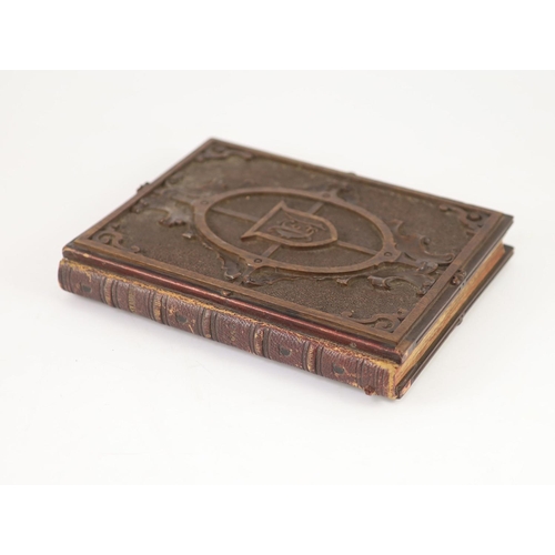 251 - °  The Bible in English - The New Testament, 4to, Victorian carved oak binding, printed by E.T. [Eva... 