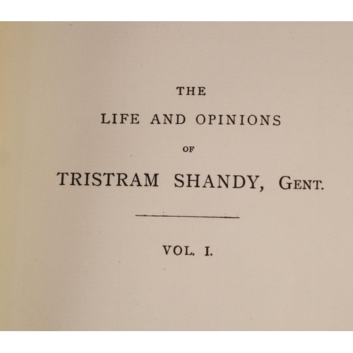 260 - °  Sterne, Laurence - The Life and Opinions of Tristram Shandy gentleman. Limited Edition, 2 vols. 1... 