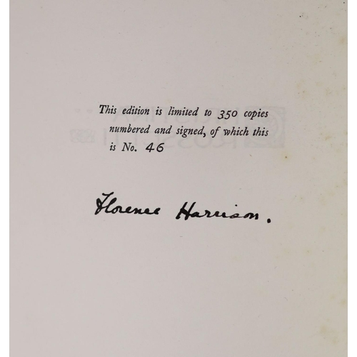 38 - °  Rossetti, Christina Georgina - Poems, one of 350, illustrated and signed by Florence Harrison, in... 