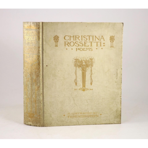 38 - °  Rossetti, Christina Georgina - Poems, one of 350, illustrated and signed by Florence Harrison, in... 