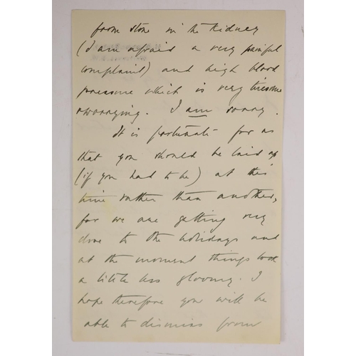 4 - Chamberlain, Neville (1869-1940) An a/l, 4pp, 8vo, to Douglas Hogg, from 11, Downing Street, dated J... 