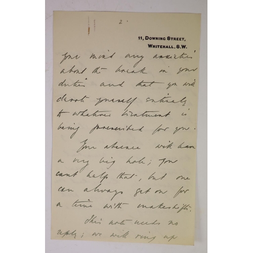 4 - Chamberlain, Neville (1869-1940) An a/l, 4pp, 8vo, to Douglas Hogg, from 11, Downing Street, dated J... 