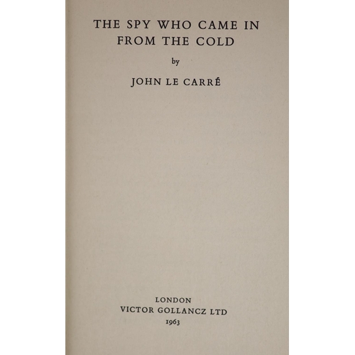 57 - °  Le Carre, John - The Spy Who Came in From the Cold, 1st edition, with d/j, London, 1963... 