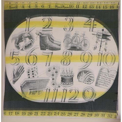 70 - °  Eric Ravilious (1903-1942) - Childs Handkerchief, Two lithographs, 1989, one printed on cotton, ... 