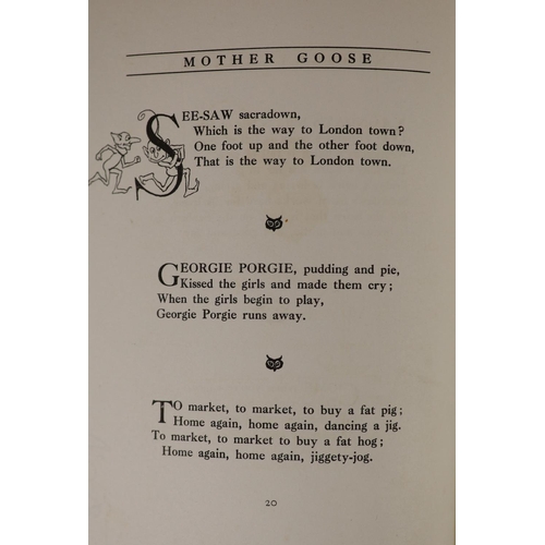 75 - °  Rackham, Arthur - Mother Goose: The Old Nursery Rhymes, one of 1,130 signed by the author/illustr... 