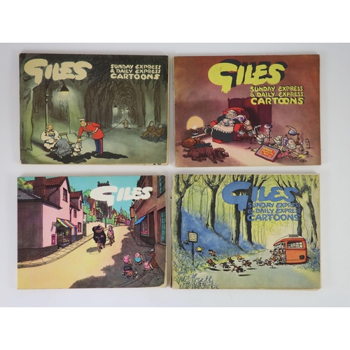 86 - °  Giles, Carl - A rare complete set of Daily Express and Sunday Express Cartoons, 1st-49th series, ... 