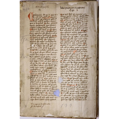 99 - °  An early 15th century German manuscript volume of Lenten sermons, c1400.The volume consists of 13... 