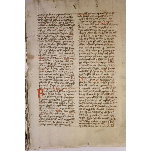 99 - °  An early 15th century German manuscript volume of Lenten sermons, c1400.The volume consists of 13... 