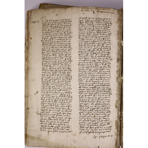 99 - °  An early 15th century German manuscript volume of Lenten sermons, c1400.The volume consists of 13... 