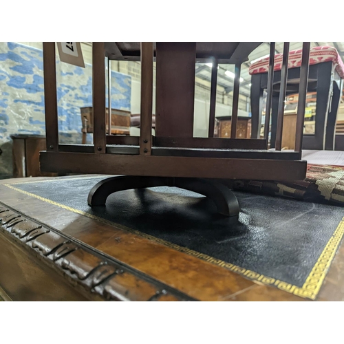 167 - A late Victorian table top revolving bookcase, width 37cm, height 32cm