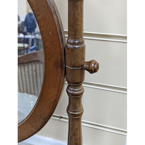 189 - A Victorian style mahogany and beech wash stand, width 54cm, height 132cm