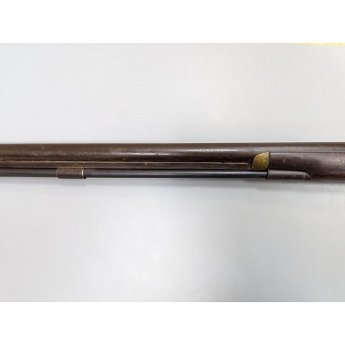 278 - A late 19th/early 20th century percussion cap musket,115 cms long.