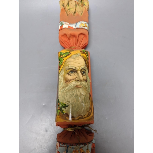 280 - A boxed novelty oversized Christmas cracker, first half 20th century, 50cm