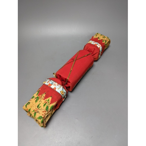 280 - A boxed novelty oversized Christmas cracker, first half 20th century, 50cm