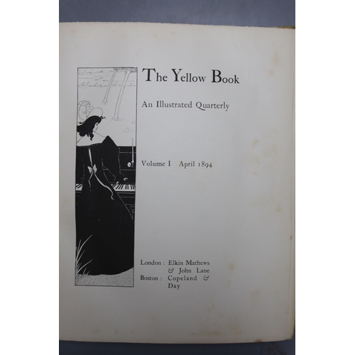 294 - ° ° The yellow book, Volume 1, 1894