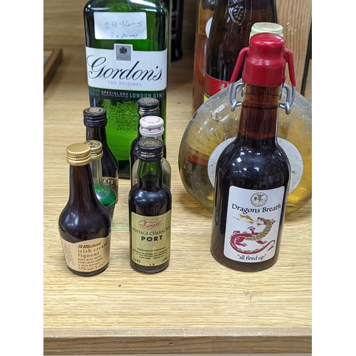 306 - Assorted wines and spirits