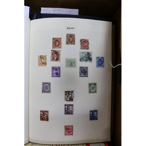 416 - Miscellaneous stamps, British Commonwealth and World, 7 albums