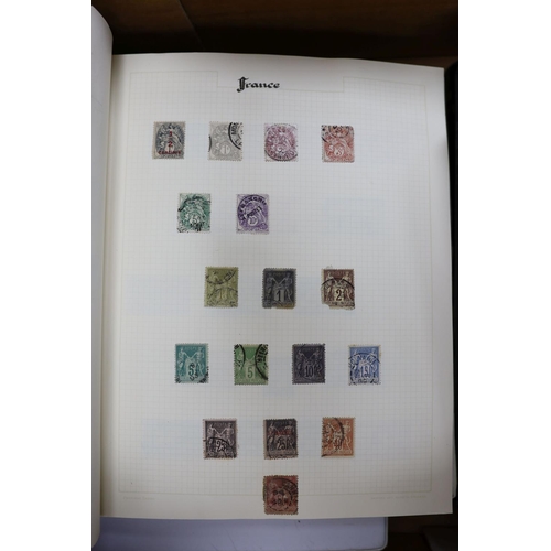 416 - Miscellaneous stamps, British Commonwealth and World, 7 albums