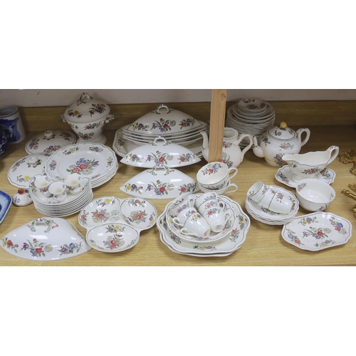 430 - A Copeland Spode Springtime part dinner, tea and coffee service