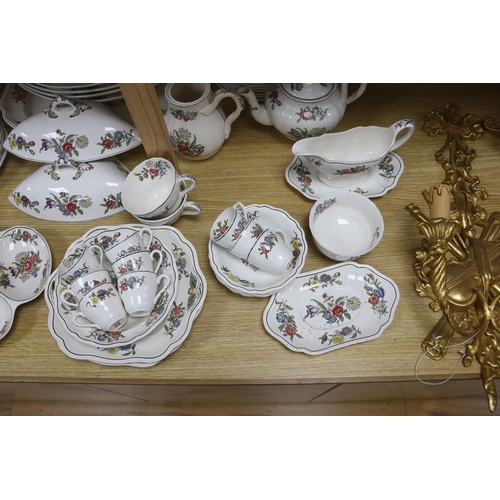 430 - A Copeland Spode Springtime part dinner, tea and coffee service