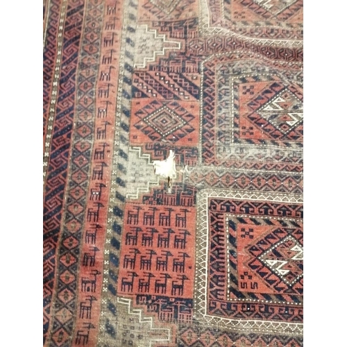 49 - Three small North West Persian rugs (worn), largest 205 x 122cm