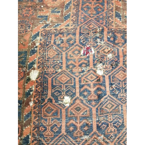 49 - Three small North West Persian rugs (worn), largest 205 x 122cm