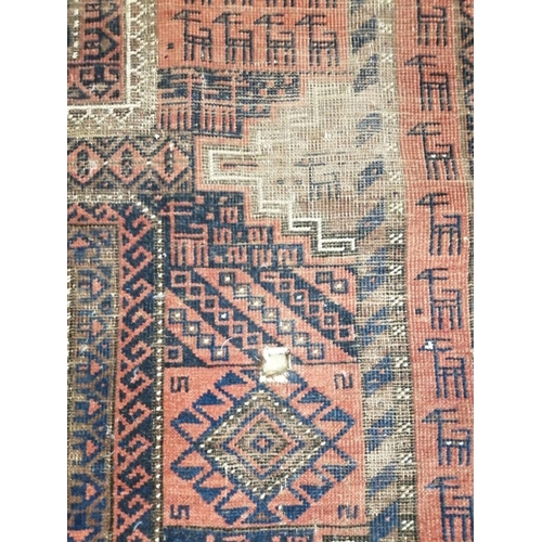 49 - Three small North West Persian rugs (worn), largest 205 x 122cm