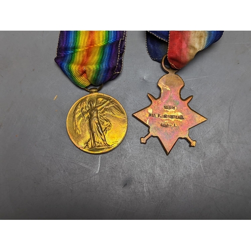 513 - Five WWI medals to Pte. E. Harvey, SOM.L.I, 21622,