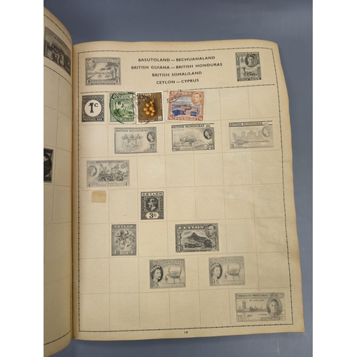 524 - An All Nations stamp album and contents