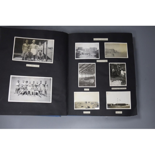 542 - World War II album containing photos of an RAF units travels across Egypt, Saudi Arabia, Palestine, ... 