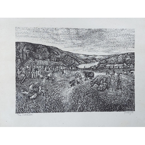 556 - Edna Whyte (1930-), set of four prints, Scenes of old Highland life, signed in pencil, 23 x 30cm... 