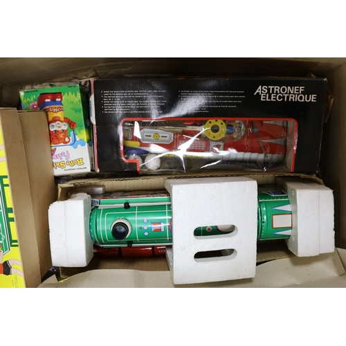 365 - An assortment of boxed toys, including, Photoing Car car and Puff Puff loco