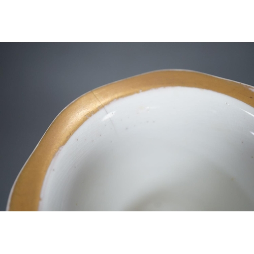 1369 - A pair of Continental porcelain spill vases 13cm