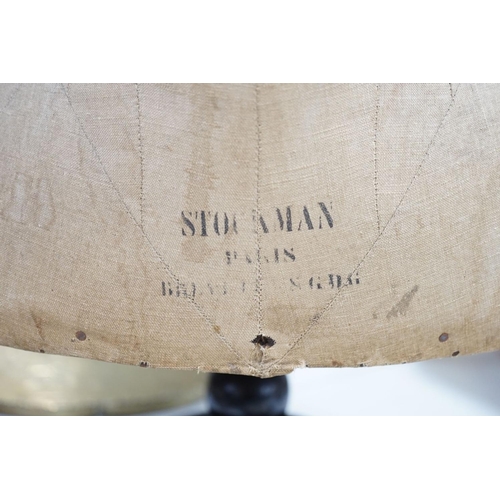 1370 - An early Stockman shop-keeper's mannequin or tailor’s dummy, 84 cm high