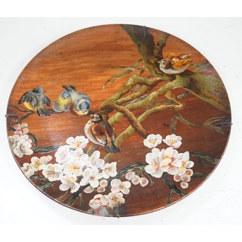 1392 - A Continental terracotta wall plaque and a Poutney & Co plaque (2) 39cm