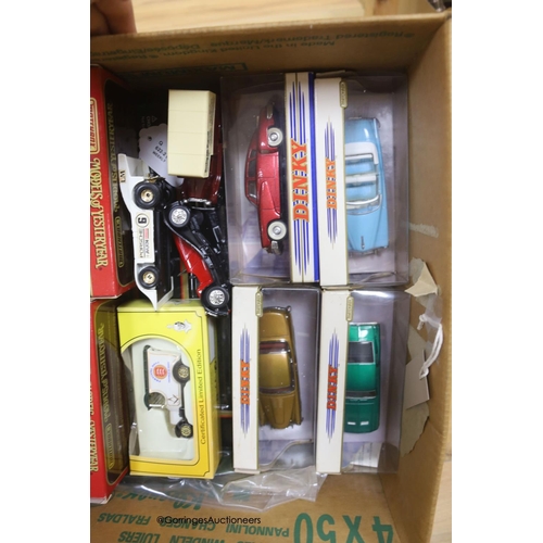 1395 - A collection of Corgi, Dinky, Matchbox and other diecast vehicles,including two Maisto Special Editi... 