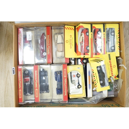 1395 - A collection of Corgi, Dinky, Matchbox and other diecast vehicles,including two Maisto Special Editi... 