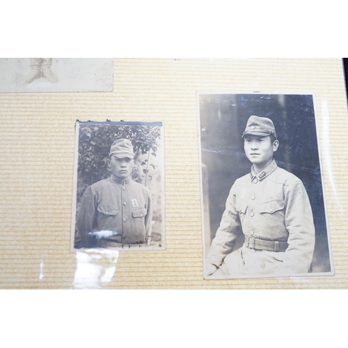 1421 - A good quality WWII Japanese military photograph album