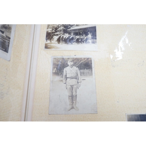 1421 - A good quality WWII Japanese military photograph album