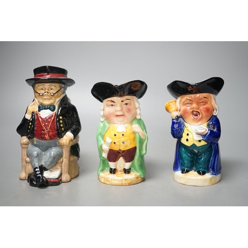 1295 - 10 various Toby character jugs