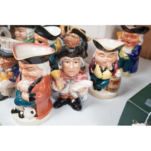 1295 - 10 various Toby character jugs