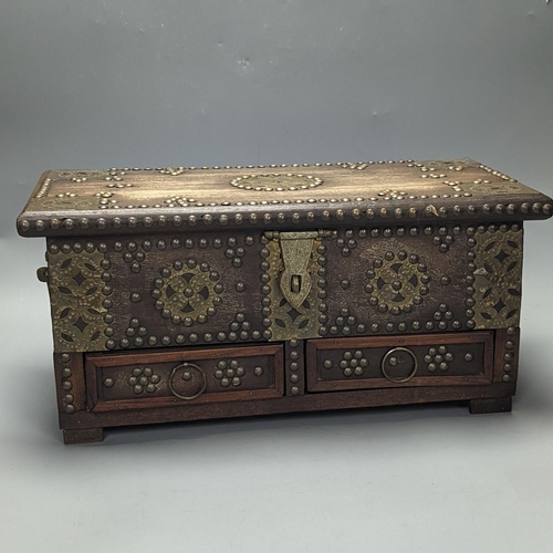 1402 - A miniature Zanzibar trunk 45cm