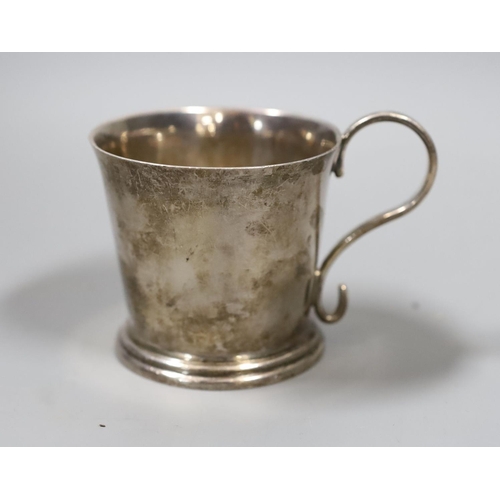 1816 - A modern Irish silver christening mug, Royal Irish Silver Co. Dublin, 1974, retailed by Asprey, Lond... 