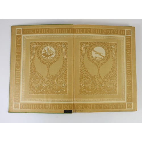 140 - ° ° Coleridge, Samuel Taylor.  The Rime of the Ancient Mariner.....coloured and decorated half title... 