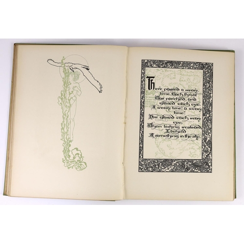 140 - ° ° Coleridge, Samuel Taylor.  The Rime of the Ancient Mariner.....coloured and decorated half title... 