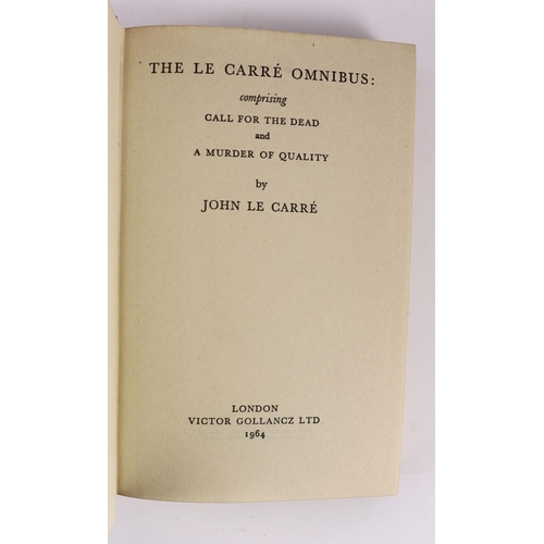 147 - ° ° Le Carre, John - The Le Carre Omnibus, 1st edition, 8vo, in clipped d/j, with small tears to foo... 